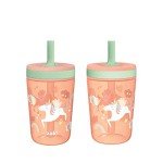 Unicorn Tumbler Set for Kids - 15 oz