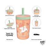 Unicorn Tumbler Set for Kids - 15 oz