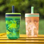 Unicorn Tumbler Set for Kids - 15 oz