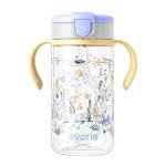 Evorie Toddlers' Spill-Proof Sippy Cup with Straw