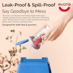 Evorie Toddlers' Spill-Proof Sippy Cup with Straw