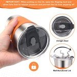 Wownnic 6-Pack Stainless Steel Kids Tumblers