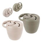 PandaEar Silicone Snack Containers for Kids - 2 Pack