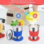 Wownnic 6-Pack Stainless Steel Kids Tumblers