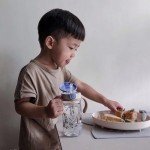 Evorie Toddlers' Spill-Proof Sippy Cup with Straw