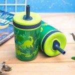 Dino Camo Tumbler Set for Kids - 3pc
