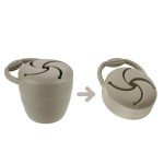 PandaEar Silicone Snack Containers for Kids - 2 Pack