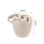 PandaEar Silicone Snack Containers for Kids - 2 Pack