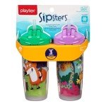 Playtex Baby Sipsters Spill-Proof Straw Cups, 2-Pack