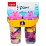 Playtex Baby Sipsters Spill-Proof Straw Cups, 2-Pack