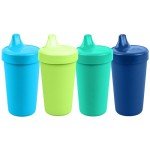 No Spill Sippy Cups - 4 Pack, Eco-Friendly