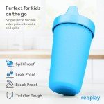 No Spill Sippy Cups - 4 Pack, Eco-Friendly