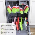 No Spill Sippy Cups - 4 Pack, Eco-Friendly