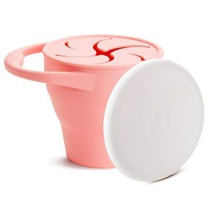 Munchkin Silicone Snack Catcher - Coral