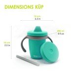 bblüv Küp - 4-in-1 Spill-Proof Sippy Cup