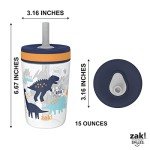 Zak Designs Kelso 15oz Toddler Travel Cups - 2-Pack