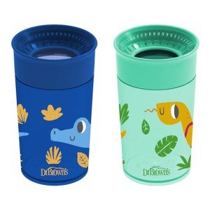Dr. Brown's 360 Spoutless Travel-Friendly Sippy Cups