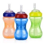 Nuby No-Spill Sippy Cup with Flex Straw - 3-Pack
