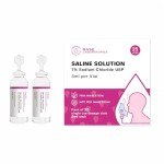 BASE LABORATORIES 7% Saline Solution for Nebulizer Machine | Saline Solution for Inhalation & Nasal Irrigation | High 7% Concentration l 25 Vials 5ml Unit Dose
