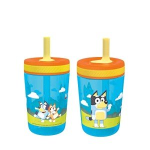 Bluey Kelso Tumbler Set for Kids, 2 Count