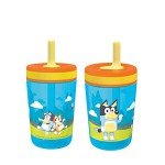 Bluey Kelso Tumbler Set for Kids, 2 Count