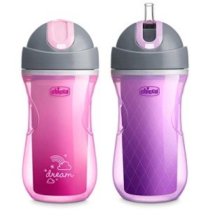 Chicco 9oz Insulated Sippy Cup - Pink/Purple 2pk