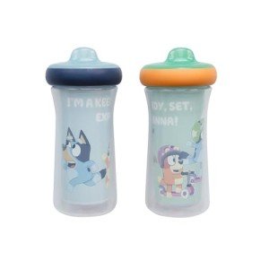 Bluey Insulated Sippy Cups - 9 oz, 2 Pack