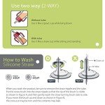 GROSMIMI No-Spill Sippy Cup with Straw, 10 oz