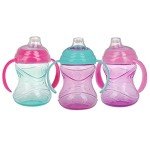 Nuby No-Spill Training Sippy Cup Set - 3 Pack