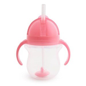 Munchkin Any Angle Weighted Straw Sippy Cup - Pink