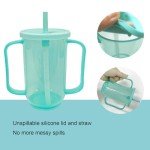 Adult Spill-Proof Cups with Handles, 340 ml