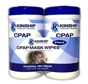 CPAP Mask Cleaning Wipes (150 Count, 2-75 count canisters) Unscented & Lint-free Cleaning for CPAP & BIPAP Machines
