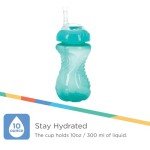 NUBY No-Spill Flex Straw Sippy Cups - 3 Pack
