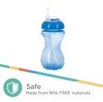 NUBY No-Spill Flex Straw Sippy Cups - 3 Pack