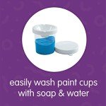 No-Spill Tempera Paint Cups for Kids - 10 Pack