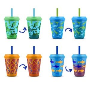 Ello Kids 12oz Color Changing Cups - 4 Pack