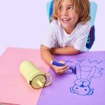 Leakproof Insulated Kids Tumbler with Handle - Neon Pink