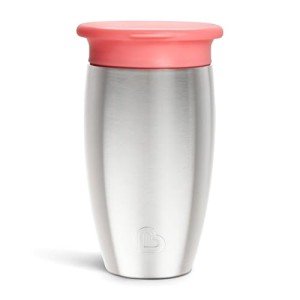 Munchkin Miracle 360 Stainless Steel Sippy Cup, Pink