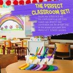 Children's No Spill Paint Cups & Brush Set