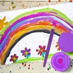 Children's No Spill Paint Cups & Brush Set