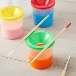 12 Pack No Spill Paint Cups for Kids