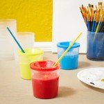 12 Pack No Spill Paint Cups for Kids