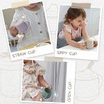 Silicone Baby Sippy Cups – 3 Stages Training Cup