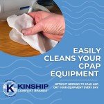 CPAP Mask Cleaning Wipes (150 Count, 2-75 count canisters) Unscented & Lint-free Cleaning for CPAP & BIPAP Machines