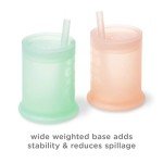 Olababy Silicone Training Cup with Straw Lid