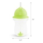 Munchkin Click Lock Weighted Straw Cup, 10 Ounce, 2-Pack