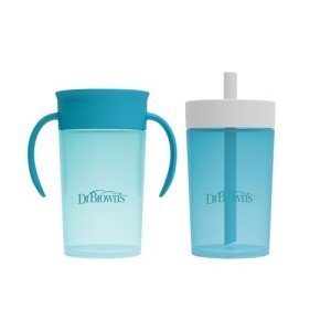 Convertible Toddler Training Cup Set - Ocean Blue