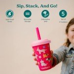GoGo's Kids Stackable 12 oz Tumbler Cups - 5 Pack