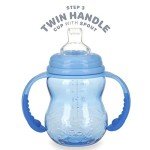 Nuby 3-in-1 Baby Bottle and Training Sippy Cup