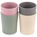 Bamboo Toddler Cups Set - 4 Pack, 10 oz